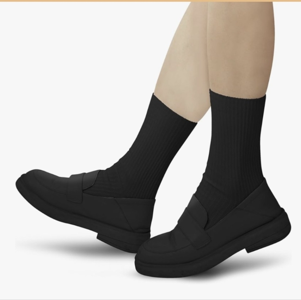 NWT Ribbed Boot Socks in Neutral Tones - Picture 4 of 5